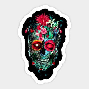 Sweet Toxic Skull Sticker